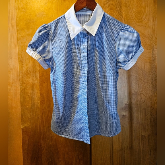 Old Navy Tops - OLD NAVY x-small button-down checkered shirt